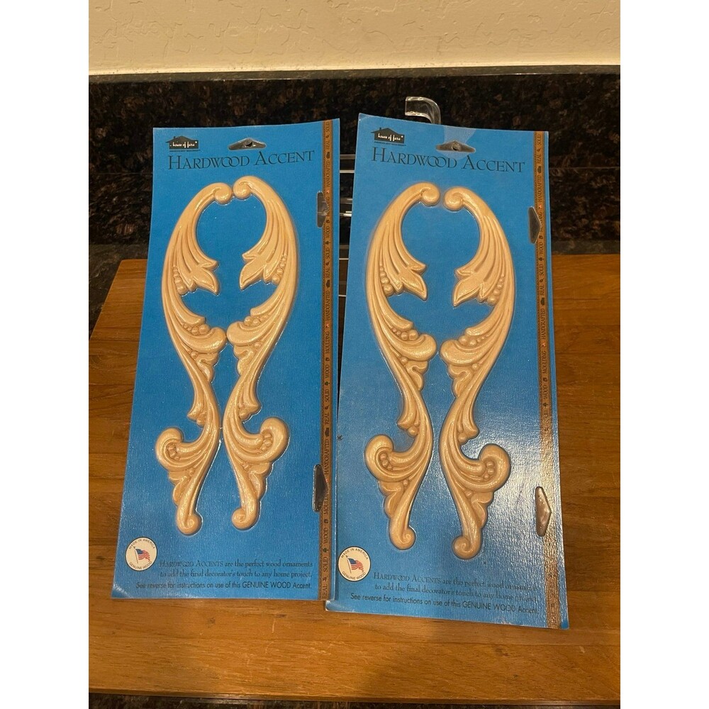 Vintage 1994 House of Fara Hardwood Moulding Accent